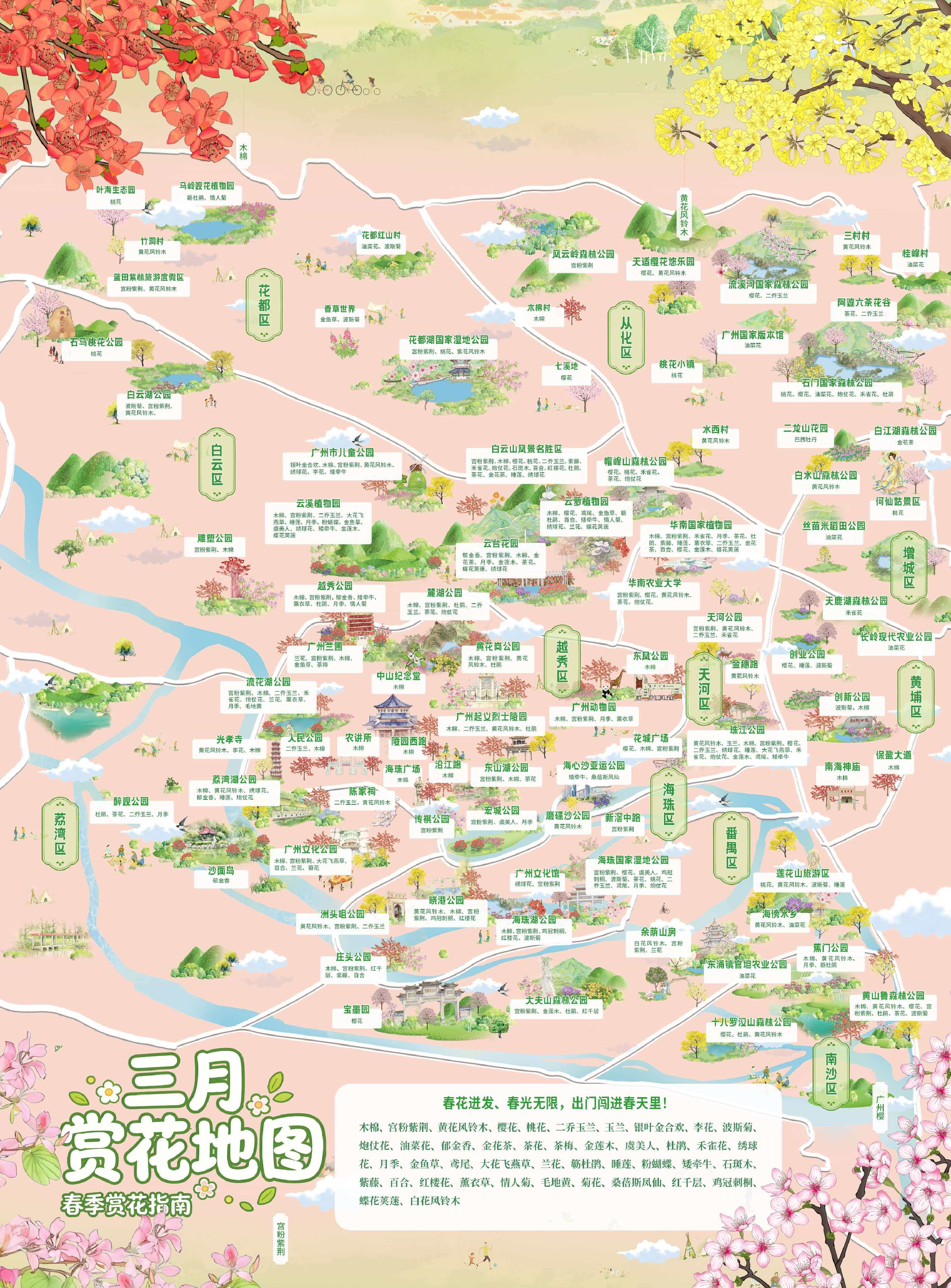 三月賞花地圖