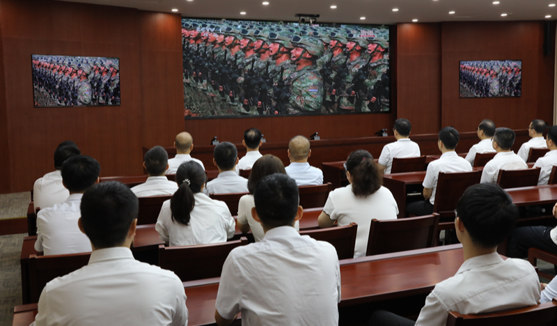 廣州市退役軍人事務系統集中收看紀念中國人民抗日戰爭暨世界反法西斯戰爭勝利80周年大會